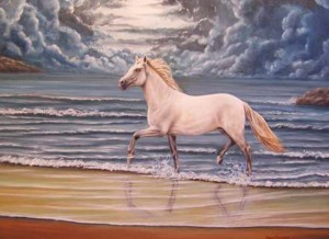 PINTURAS CABALLOS CORRIENDO